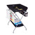 Kinbor Diaper Station, Folding Changing Table Nursery Organizer W/ Storage Racks & Safety Belt, Black