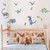 Hemoton Cartoon Dinosaur Wall Paste Home Wall Decals Kids Room Background Wall Decor
