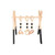 Lacyie Wooden Baby Gym With Hanging Toys Foldable Baby Play Gym  Frame