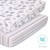 The Peanutshell Pack N Play, Mini Crib, Portable Crib Or Fitted Playard Sheets For Baby Girls, 2 Pack Set, Grey Elephants And Stripes