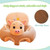 Vocheer Baby Support Sofa, Soft Plush Sitting Chair For Infant Head Back Protect, Pig