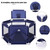 Portable Baby Playpen Breathable 6-panel Playing House Gates Kids Play Yard Interactive Safety Pool Fence Basketball For Indoors Outdoors Playing,gray/red/light-blue/dark-blue