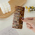 Wide Large Tooth Pocket Hair Comb Cellulose Acetate Detangling Hairbrush Tortoise Shell Anti-static Hairdressing Tools