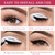 Flonozz Eyeliner Stencils Eyeshadow Molds Pads 32pcs Quick Eye Makeup Tool For Beginners