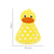 Kids Toys Storage Bag Cartoon Bathroom Suction Cup Hanging Bags (duck)