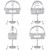 Dream On Me Breeze Swivel Bassinet In Gray