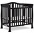 Naples 4 In 1 Convertible Mini Crib-finish:black