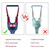 Baby Walker Walker, Baby Walker Walker Adjustable With Safety Lock And Magic Stickers, Mesh Design