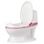 Gymax Realistic Potty Training Toilet Kids Toddlers W/ Flush Sound Pink