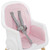 Dream On Me Lulu 2-in-1 Highchair, Convertible, Compact High Chair, Light Weight, Portable, Blush Pink