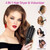 Vcloo Hair Dryer Brush Hot Air Brush 4 In 1 Negative Ion Blow Dryer Women One Step Brush Styler Set For Straightener, Volumizer, Curling, Salon