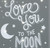 Little Love By Nojo Grey And White To The Moon And Back Lighted Wall Hanging, Nursery, Unisex