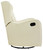 Angel Line Rebecca Upholstered Swivel Gliding Recliner, Beige
