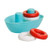 Ubbi Boat & Buoys Bath Toys, Includes 1 Boat And 4 Buoys, Mold Free Dishwasher Safe Toddler Toys