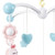 Willstar English Songs Musical Baby Crib Mobile With Projection Music Box Rattle Bed Bell Toys For 0-18 Months (without )
