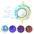 Willstar English Songs Musical Baby Crib Mobile With Projection Music Box Rattle Bed Bell Toys For 0-18 Months (without )