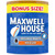 Maxwell House The Original Roast Medium Roast Ground Coffee Bonus Size, 36.8 Oz Canister