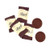 Lotte Binch - Europe Inspired Half Chocolate Half Cracker Premium Biscuits 204g