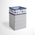 Elephants Blue/grey Collapsible Hamper By Bacati