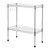 2-shelf Adjustable, Heavy Duty Storage Shelving Unit (250 Lbs Loading Capacity Per Shelf), Steel Organizer Wire Rack, Chrome