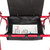 Steel & Nylon Walker With Wheels Black & Red