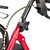 Steel & Nylon Walker With Wheels Black & Red