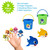 Baby Shark 9pc Bath Toy Value Set, Unisex Toddler Bath Toy Set