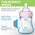 Chicco Duo 5oz. 2-pack Hybrid Baby Bottles With Invinci-glass Inside/plastic Outside In Pink