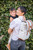 Kaydee Baby Unisex Canvas Diaper Tote Backpack Bag With Stroller Straps And Changing Pad - For Men And Women (white And Grey Stripe)