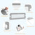 Babyjoy 48'' Breathable Safety Bed Rail Guard Toddlers Kids Baby Swing Down Bedrail Gray