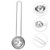 1pc Stainless Steel Pizza Sauce Spreading Spoon Kitchen Food Spreading Tool