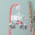 Lambs & Ivy Little Spirit Musical Baby Crib Mobile - Gray, White, Coral, Hearts