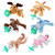 1pc Infant Baby Boy Girl Silicone Pacifiers Cuddly Plush Animal Baby Nipples(size1/bear; Size2/fawn; Size3/cow; Size4/dog; Size5/monkey; Size6/caterpillar)