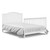Storkcraft Moss 5-in-1 Convertible Baby Crib With Drawer, White