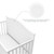 Storkcraft Moss 5-in-1 Convertible Baby Crib With Drawer, White