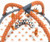 Bacati - Unisex Activity Gym & Playmat, Playful Fox Orange/grey With Toys
