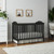 Baby Relax Adele 3-in-1 Convertible Crib, Black