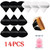 Dicasser 14 Pieces Pure Cotton Powder Puff Set Face Soft Triangle Makeup Puff For Loose Powder Flat Top Rhombus Makeup Brush Gourd-shaped Cosmetic Egg Beauty Makeup Tool