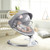 Electric Baby Swing Bouncer Baby Rocker Music 5 Gears Time Set Remote Control With Led Display Gifts