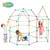 110 Pcs Fort Building Kit For Kids, Tecboss Construction Stem Building Toys For 4-12 Year Kids Builder Gifts With A Blanket To Diy Building Castles Tunnels Play Tent Rocket Tower Indoor & Outdoor