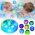 Lovebay Bath Toys For Toddlers Baby Light Up Toys - Bathtub Toy Flashing Colourful Led Light Shower Bathtime For Kids Infants Toddler