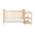 Suite Bebe Ramsey 3-in-1 Convertible Crib And Changer, Natural Pine Finish