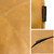 Thgonwid Unstuffed Faux Leather Storage Ottoman Yellow 14”x18”