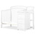 Dream On Me Casco 4-in-1 Mini Crib And Dressing Table White