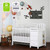 Dream On Me Casco 4-in-1 Mini Crib And Dressing Table White