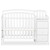 Dream On Me Casco 4-in-1 Mini Crib And Dressing Table White