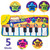 Jkerther New Musical Music Kid Piano Play Baby Mat Animal Educational Soft Kick Toy