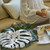 Rovkeav Swiss Cheese Leaf Centerpiece, Aluminum