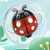 Handheld Bee/ladybird Waterfall Floating Toy Shower Pool Bathtub Baby Favor Set
