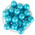 Color It Candy Shimmer Powder Blue Decorative Candy Buffet Gumballs, 8 Oz